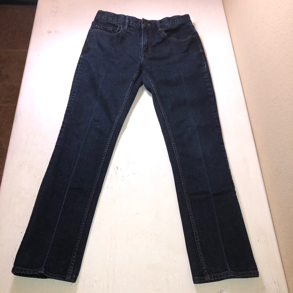 Banana Republic Men's Slim Dark Blue Jeans, See all measurements, EUC